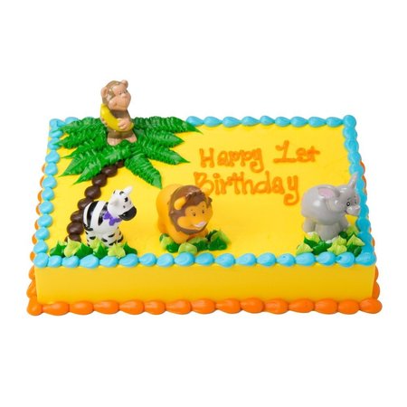 CAKEDRAKE CaleDrake Baby Theme Cake Topper, Safari Friends 1 Cake Decor  cake topper decor CD-DCP-7625-1DECOSET
